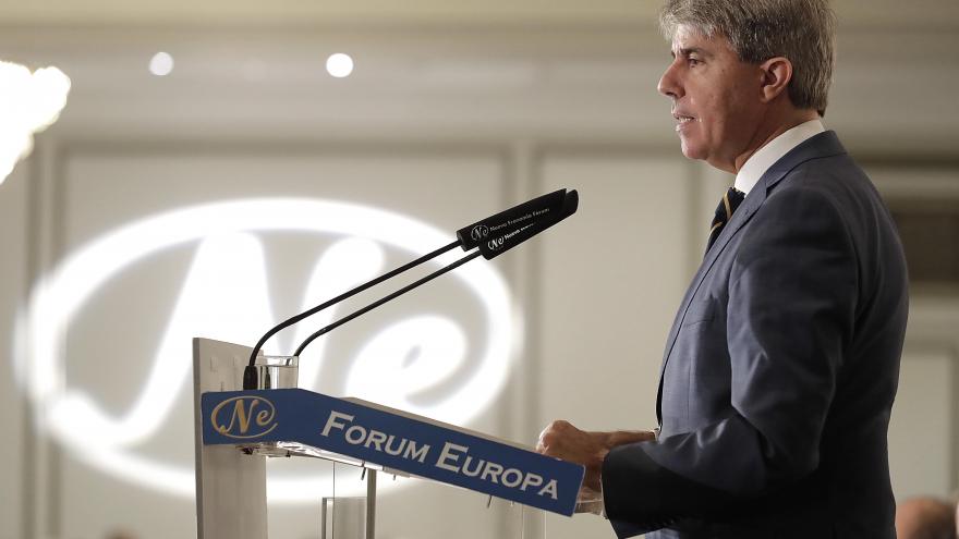 Ángel Garrido durante su intervención en el acto
