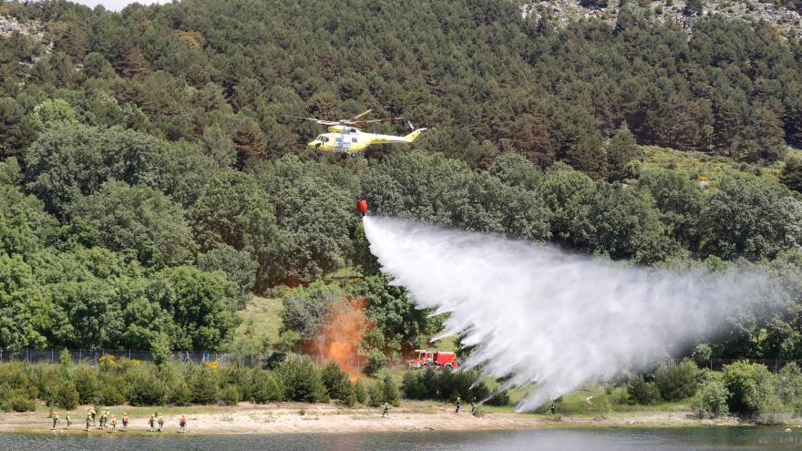 112 incendios prevención helicoptero.