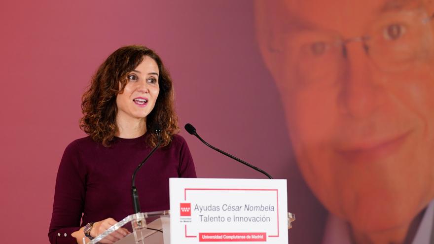 La presidenta durante la celebración del acto