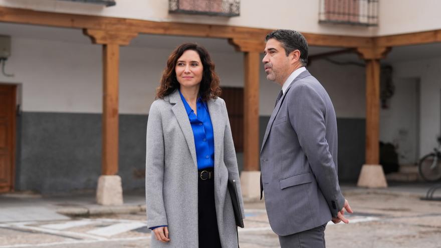 La presidenta Isabel Díaz Ayuso en Valdemoro