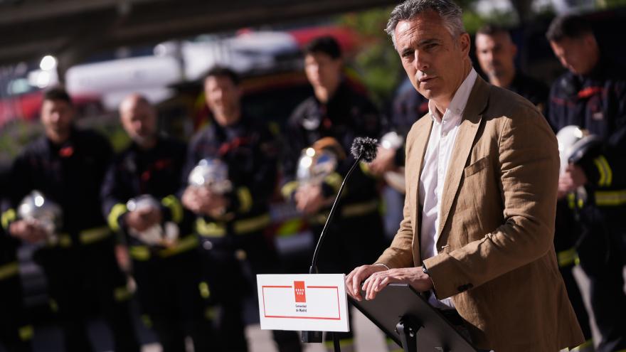 El consejero Carlos Novillo explica las intervenciones de Bomberos en accidentes de tráfico en 2024