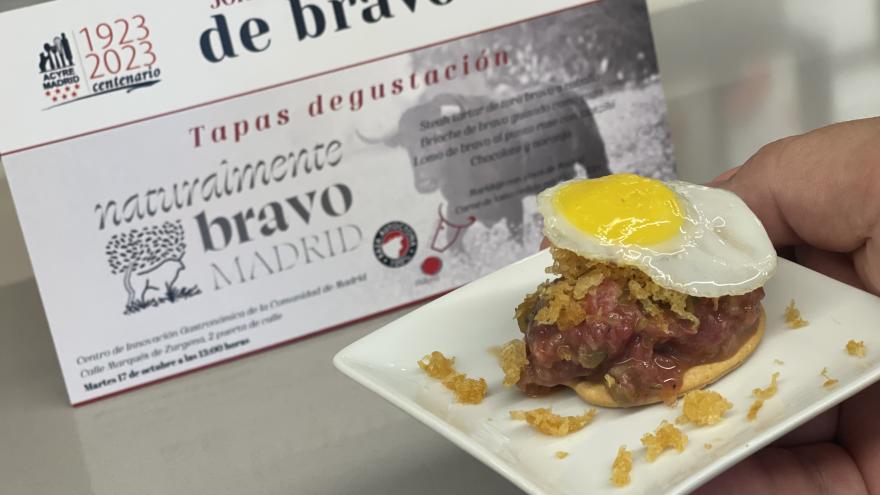 Fotografía de uno de los platos protagonista del acto