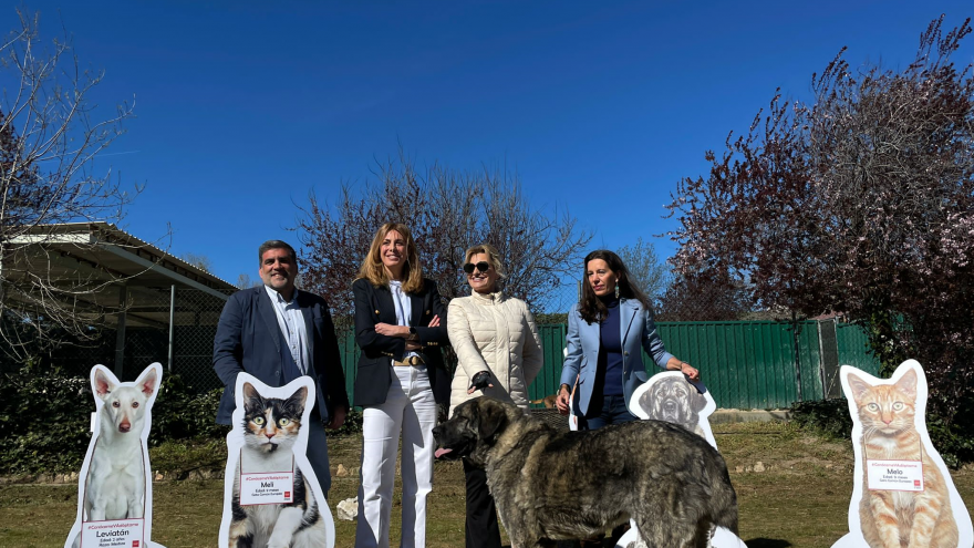 Imagen de cabecera #0 de la página de "La soprano Ainhoa Arteta se suma a la campaña Conóceme y Adóptame de la Comunidad de Madrid para el acogimiento de animales"