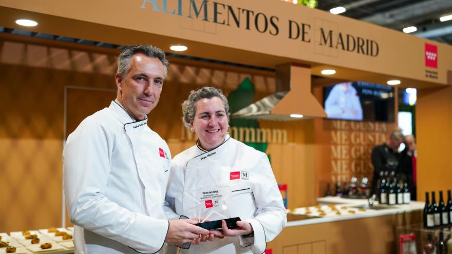 El consejero Carlos Novillo en la feria internacional gastronómica Madrid Fusión