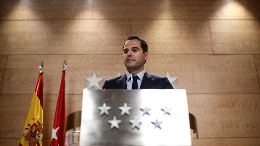 Ignacio Aguado durante la rueda de prensa posterior al Consejo de Gobierno