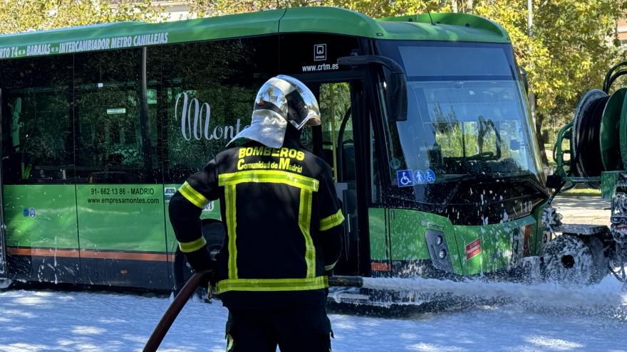 bombero de la Comunidad de Madrid 