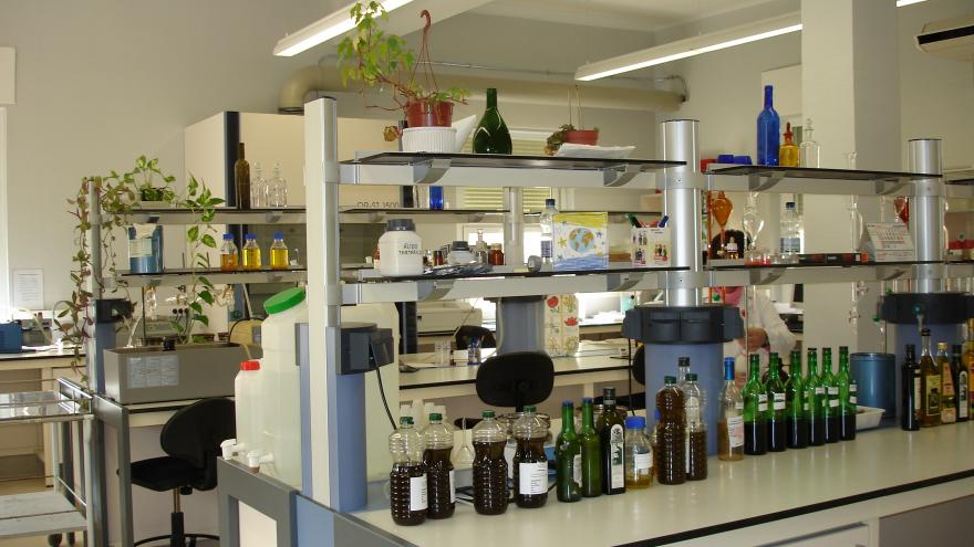 laboratorio en primer plano