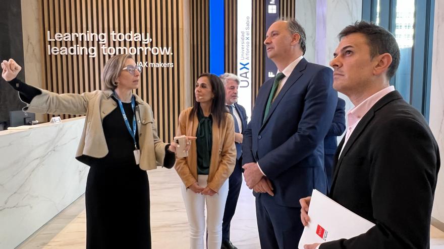 El consejero López-Valverde en la inauguración de la jornada sobre la atracción de talento a través de la FP