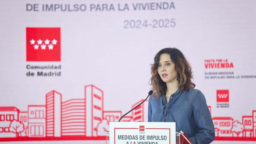 La presidenta durante la presentación