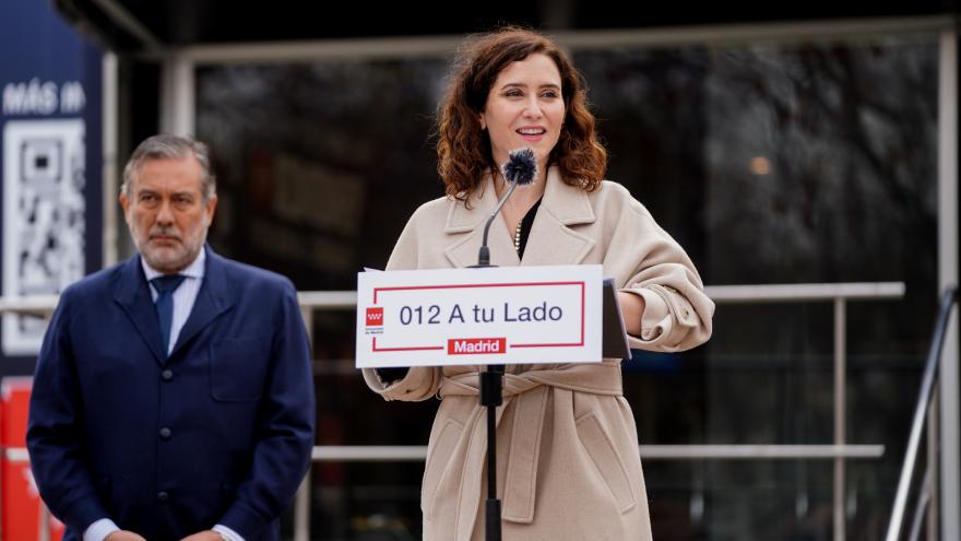 La presidenta durante la presentación del servicio