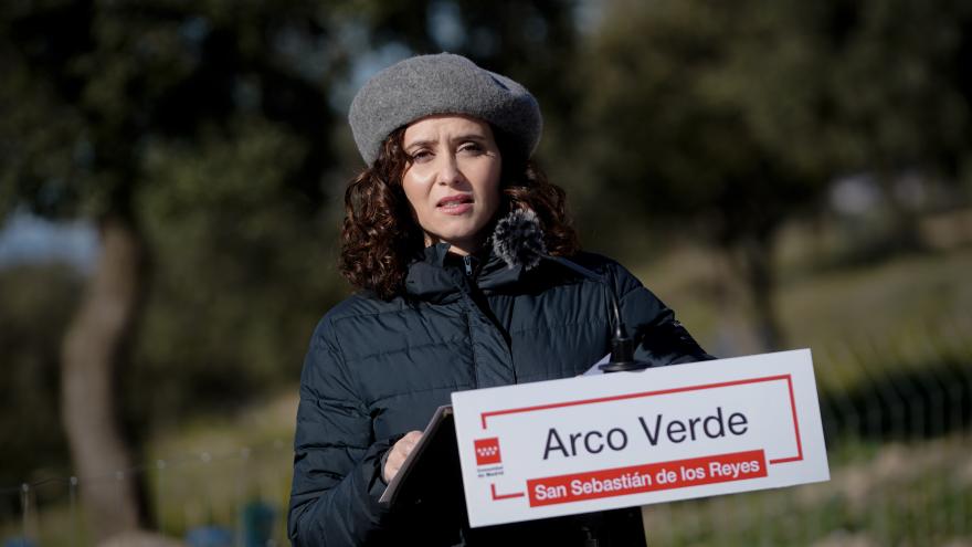 La presidenta durante su intervención en el acto