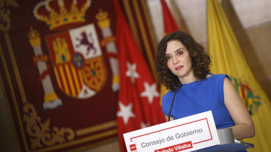 La presidenta durante su intervención