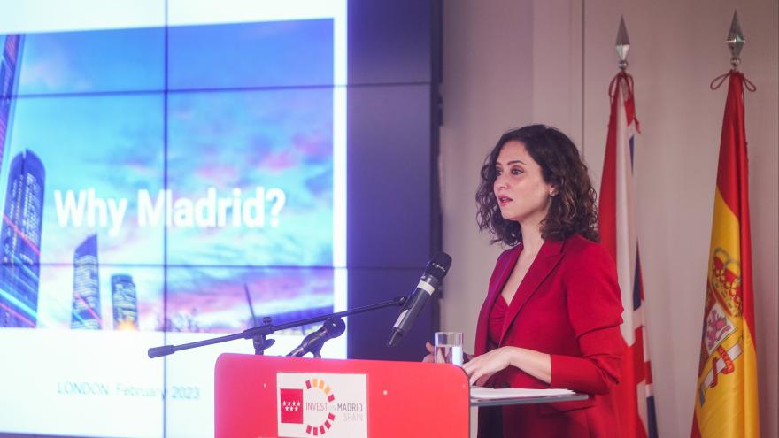 La presidenta durante su intervención