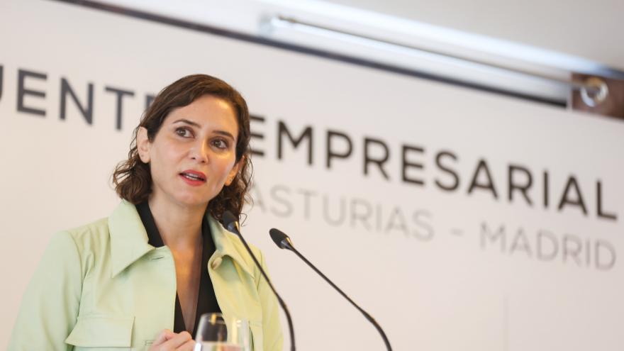 La presidenta durante su intervención