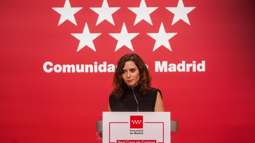 La presidenta durante la rueda de prensa
