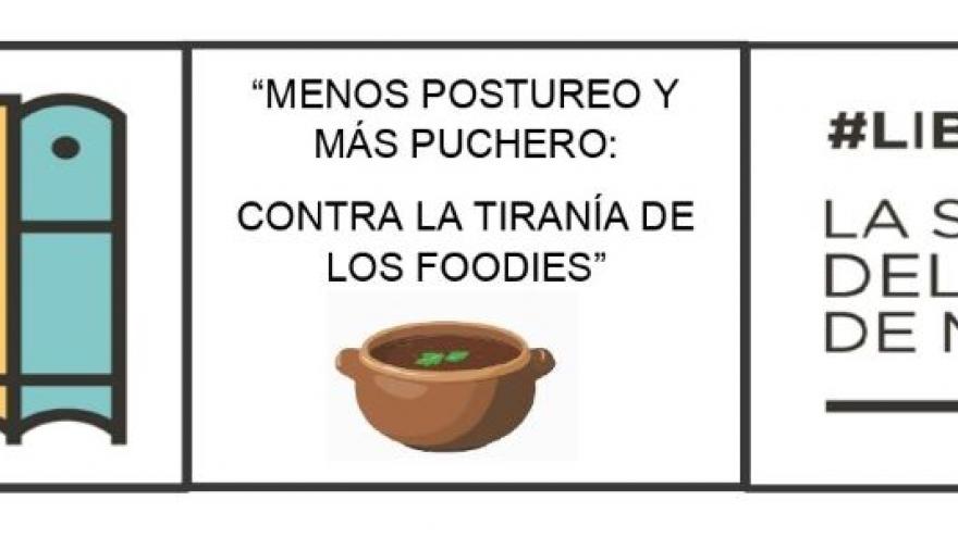 Cartel del encuentro sobre cartel Libromad