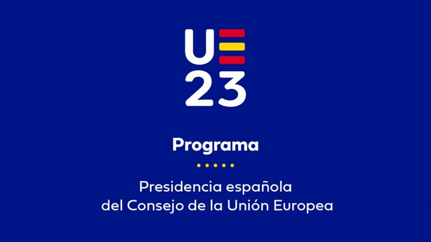 Logo presidencia española UE