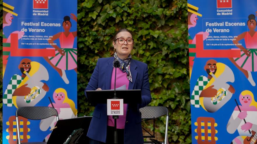 La consejera Marta Rivera durante el acto 