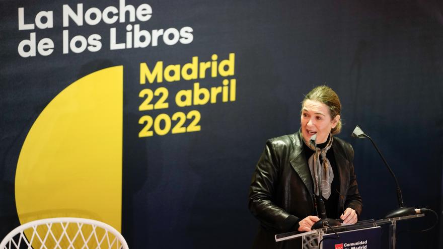 La consejera durante la presentación de este evento