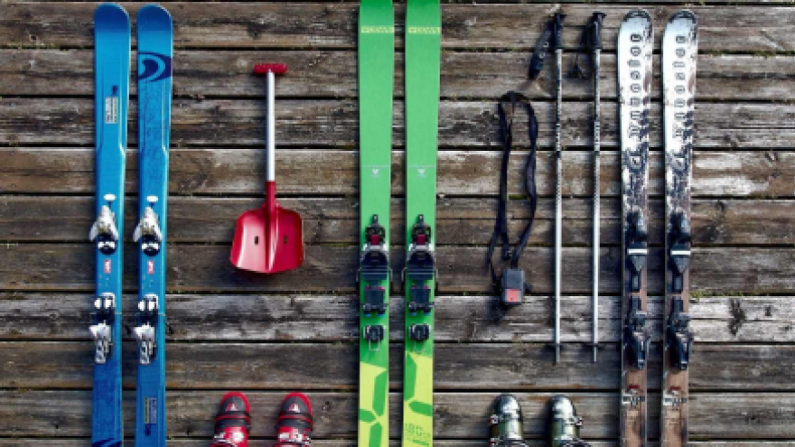 Fotografía de equipaciones para esquiar