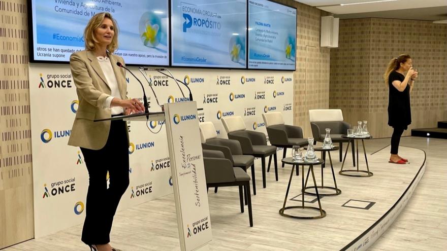 La consejera durante su exposición