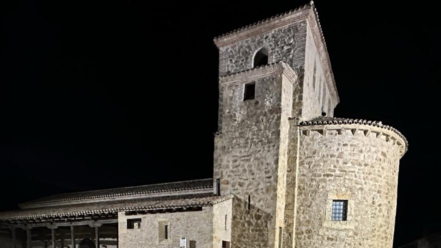 Imgen nocturna de Prádena del Rincón