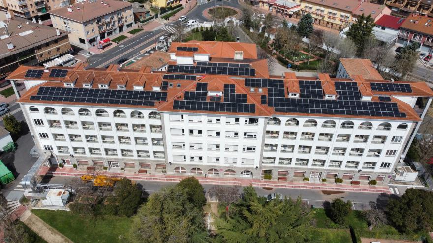 Aerial view of the Guadarrama Hospital