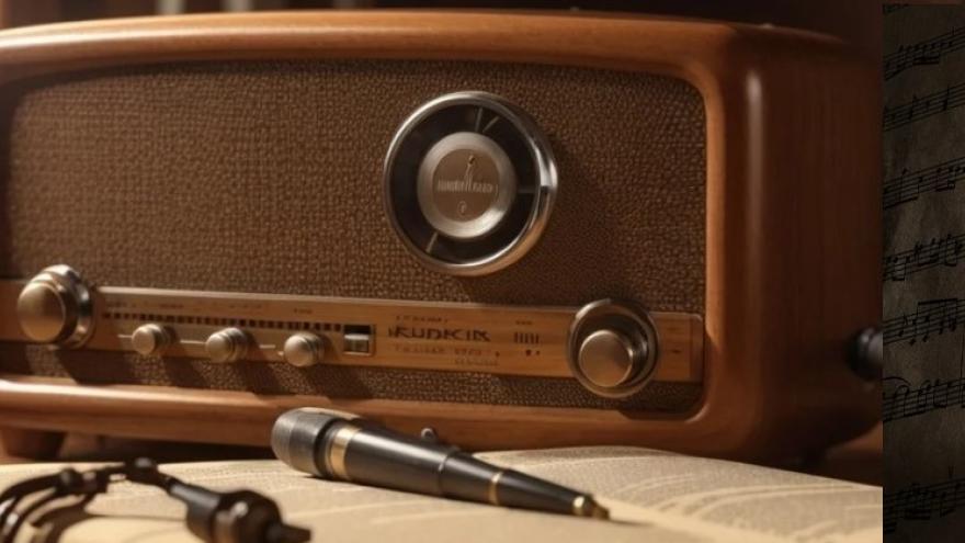 Imagen radio vintage_partitura
