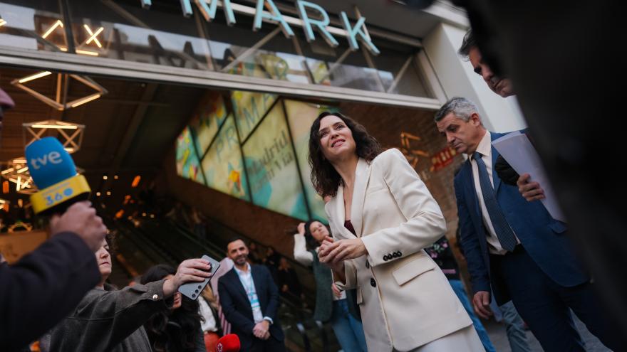 La presidenta Isabel Díaz Ayuso