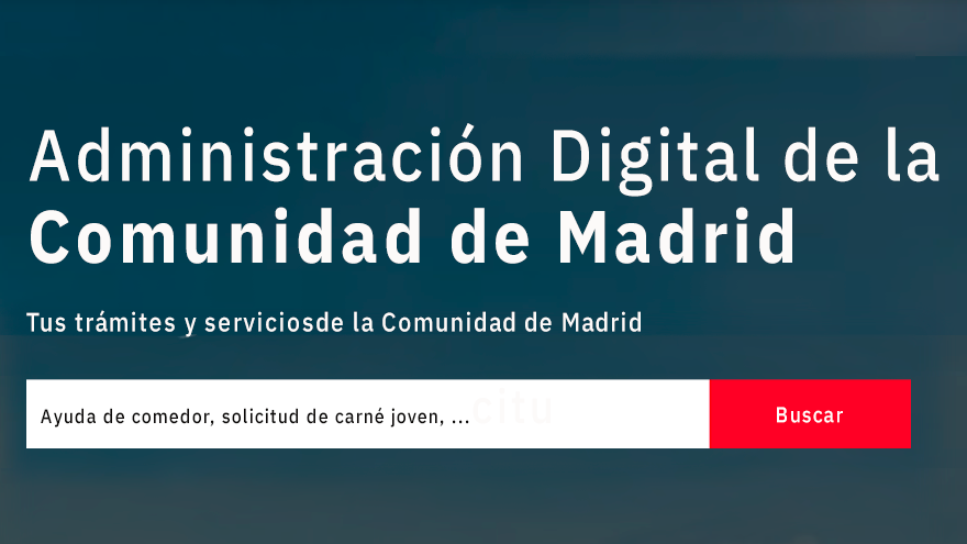 Acceso a la Sede Digital de la Comunidad de Madrid