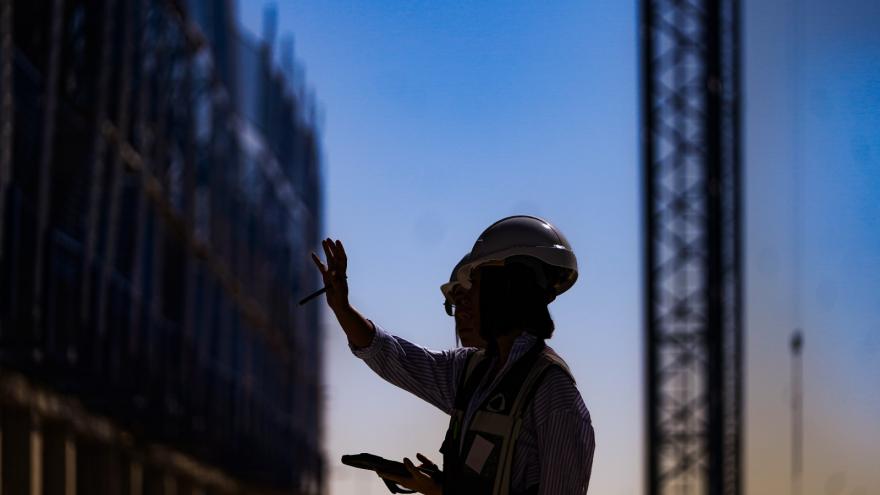 Obrero en obras