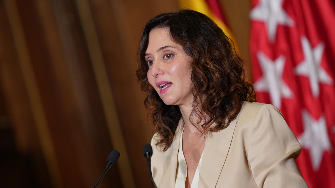 La presidenta durante su intervención