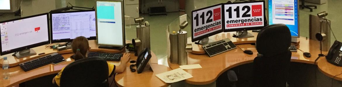 Sala de operaciones del Centro de Emergencias 112