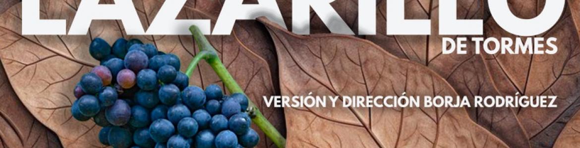 Uvas y parra en cartel espectáculo El Lazarillo de Tormes cartel espectáculo El Lazarillo de Tormes