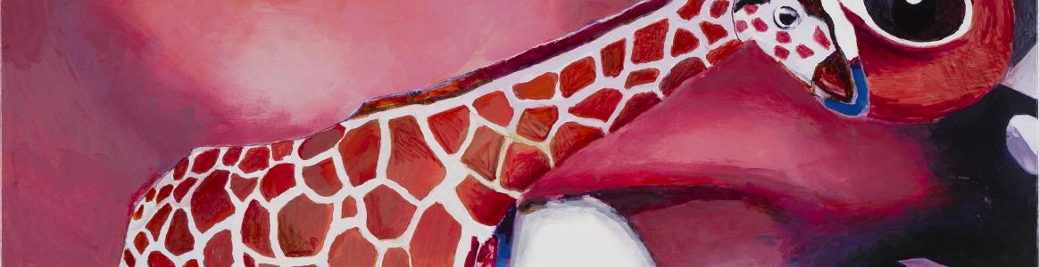 Abstract drawing of a giraffe