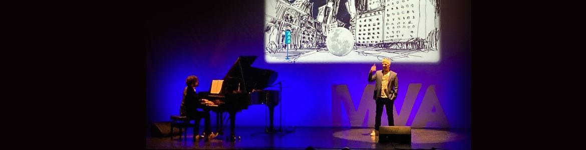 Foto de Piazzolla con voz