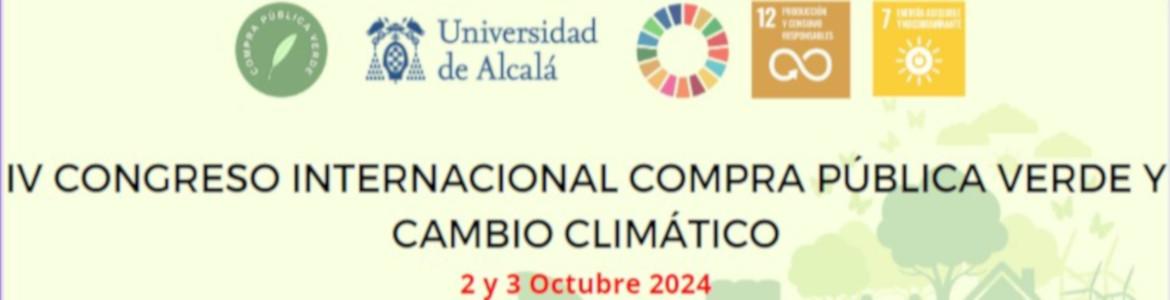 IV Congreso Internacional Compra Púbica Verde y Cambio Climático Cartel IV Congreso Internacional Compra Pública Verde