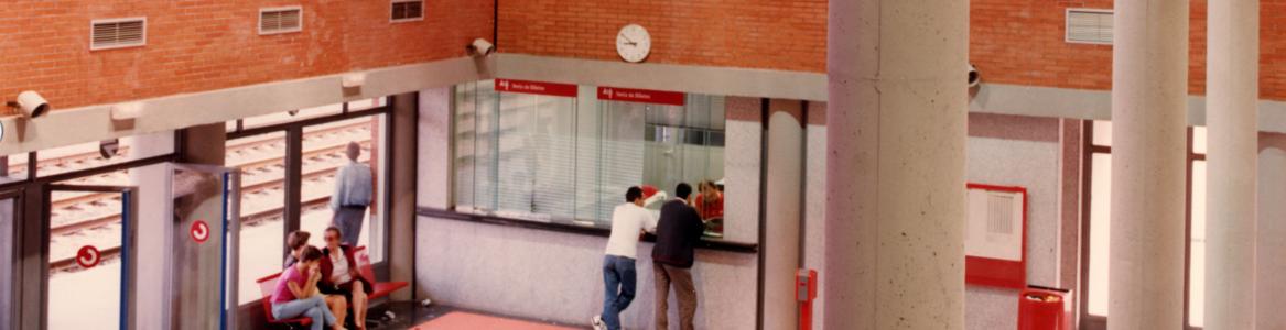 Interior de la estación