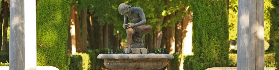 Fuente del niño de la espina.Jardín de la Isla de Aranjuez