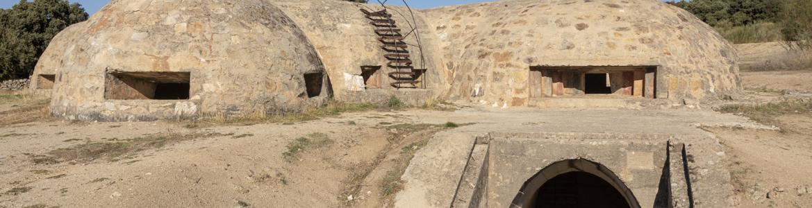 Image of the Civil War Blockhouse 13 Bunker in Colmenar de Arroyo