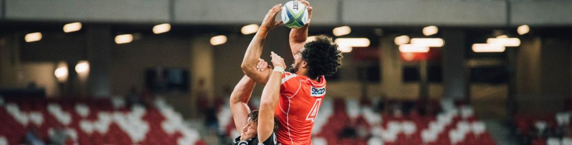 Imagen equipo de rugby jugando
