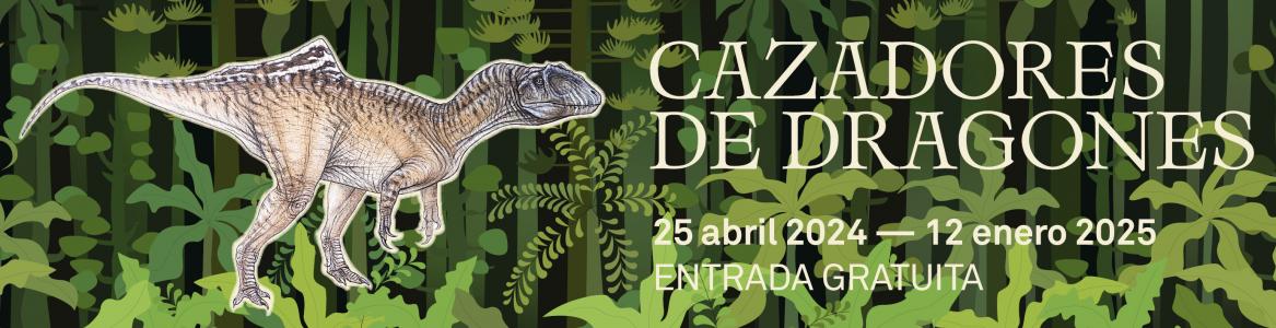 Banner exposición Cazadores de dragones