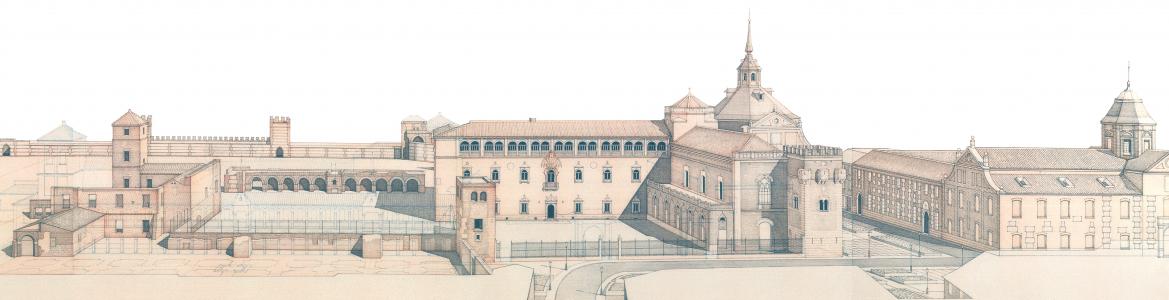 Dibujo Palacio Arzobispal Francisco Bedoya
