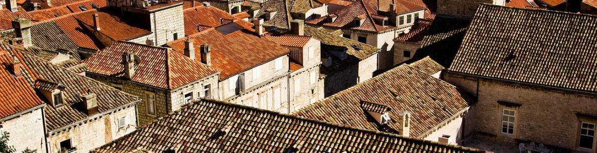Tejados de casas de Dubrovnik