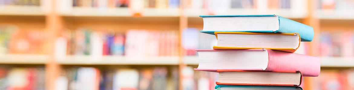 Books in a library