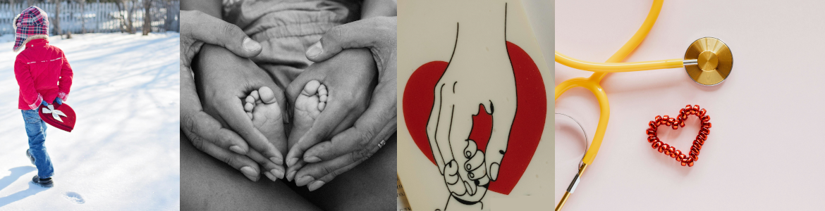 Imagen de corazón en varias localizaciones
