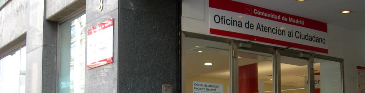 Oficina de Atención al Ciudadano de la Comunidad de Madrid en Gran Vía, 3 Oficina de Atención al Ciudadano de la Comunidad de Madrid