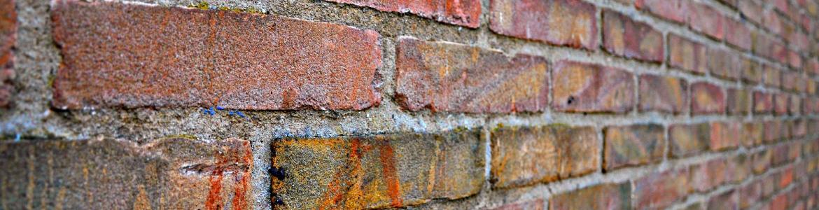 Pared con vista ladrillos Imagen de una pared con vista ladrillos