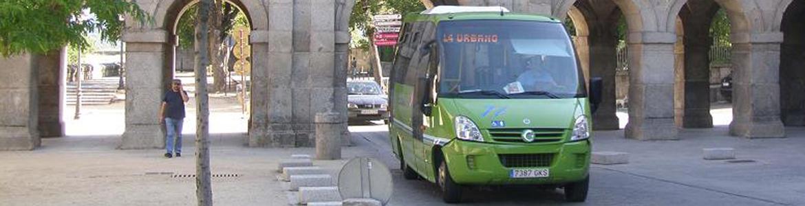 Autobús urbano en El Escorial