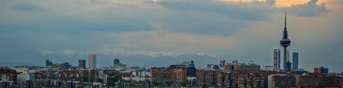 Skyline de Madrid con Torrespaña
